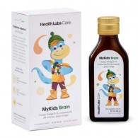 Heakth Labs Care - Suplement diety wspomagający rozwój i pracę mózgu MYKIDS Brain dla dzieci od 3 roku życia w płynie 100ml