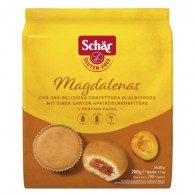 Magdalenas bezglutenowe babeczki z nadzieniem morelowym 200g (krótki termin)