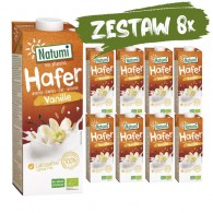 8x Napój owsiano-waniliowy bez dodatku cukrów BIO 1L