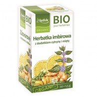 Apotheke - Herbatka imbirowa (cytryna i mięta) BIO 20 x 1,5g