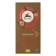 Czekolada gorzka z kawałkami kakao bezglutenowa fair trade BIO 100g