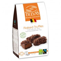Belgijskie czekoladki truffle gorzka czekolada 72% bezglutenowe fair trade BIO 100g