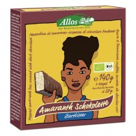 Allos - Baton amarantusowy w gorzkiej czekoladzie BIO 140g (5 szt.)