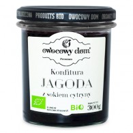 Owocowy Dom - Konfitura jagoda z sokiem z cytryny BIO 300g