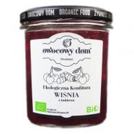 Owocowy Dom - Konfitura wiśnia z imbirem BIO 300g