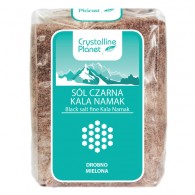 Crystalline Planet - Sól czarna kala namak drobno mielona 600g