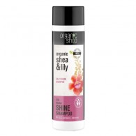 Organic Shop - Szampon do włosów jedwabisty połysk jedwabny nektar 280ml