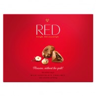 Red - Praliny RED z mlecznej czekolady bez cukru z orzechami 132g