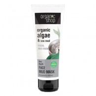 Organic Shop - Maska do twarzy błotna organiczne Algi i Błoto Morskie 75ml