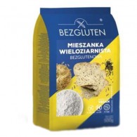 Bezgluten - Bezglutenowa wieloziarnista mieszanka na chleb z czarnuszką 500g