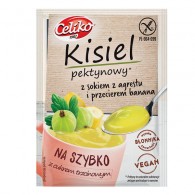 Kisiel na szybko z sokiem z agrestu i przecierem banana 20g