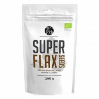 Diet Food - Siemie lniane mielone odtłuszczone BIO 200g