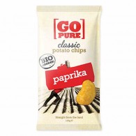 Go Pure - Chipsy o smaku paprykowym bezglutenowe B/C BIO 125g