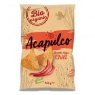 Acapulco - Nachosy o smaku chili BIO 125g