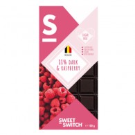 Sweet-Switch - Czekolada gorzka 88% z malinami 100g