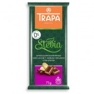 Trapa - Czekolada mleczna crunchy ze stewią 75g