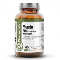 PharmoVit - Mumio 20% kwasów fulwowych 60 kaps Vcaps® (krótki termin)