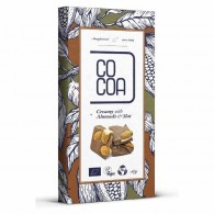 Cocoa - Czekolada creamy z migdałami i solą BIO 50g