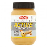 Pasta z prażonych orzeszków ziemnych Active bezglutenowa 470g