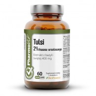 PharmoVit - Tulsi 2% kwasu ursolowego 60 kaps Vcaps® (krótki termin)