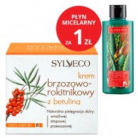 Sylveco - Krem brzozowo-rokitnikowy z betuliną 50ml + Płyn micelarny za 1zł