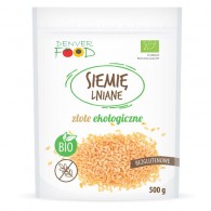 Denver Food - Len złoty bezglutenowy BIO 500g