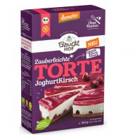 Bauck Hof - Mieszanka na ciasto jogurtowo - wiśniowe bez pieczenia bezglutenowe demeter BIO 365g