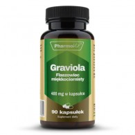 PharmoVit - Graviola Flaszowiec miękkociernisty 400 mg 90 kaps (krótki termin)