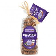 NaturaVena - Ciastka owsianki z siemieniem lnianym 175g