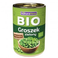 Groszek zielony konserwowy BIO 400g