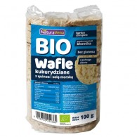 Wafle kukurydziane pełnoziarniste z quinoa i solą morską BIO 100g