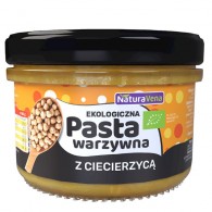 NaturaVena - Pasta warzywna z ciecierzycy BIO 185g