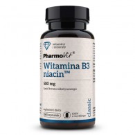 PharmoVit - B3 niacin™ amid kwasu nikotynowego 500 mg 60 kaps (krótki termin)