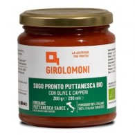 Girolomoni - Sos pomidorowy puttanesca z oliwkami i kaparami BIO 300g