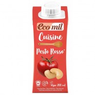 Ecomil - Pesto rosso z orzechów nerkowca bezglutenowe BIO 200ml (krótki termin)