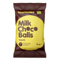 Harmonica - Kulki ryżowe w mlecznej czekoladzie BIO 50g