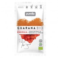 Purella Superfoods - Guarana BIO. Koncentracja + Redukcja stresu 21g (krótki termin)
