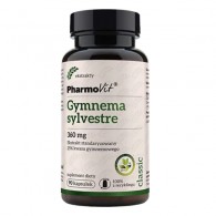 PharmoVit - Gymnema sylvestre 360 mg Ekstrakt standaryzowany 25% kwasu gymnemowego 90 kaps (krótki termin)