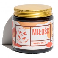 4Szpaki - Świeca do masażu 'Miłość - grejfrut, paczula, ylang 100g