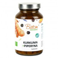 Batom - Kurkuma + Piperyna BIO 240 tabletek 120g