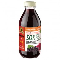 Sok aronia - jabłko - burak - czarna marchew witamina c + magnez bezglutenowy 320ml