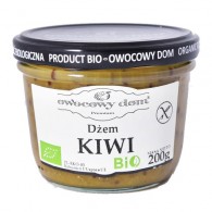 Owocowy Dom - Dżem z kiwi o obniżonej zawartości cukru bezglutenowy BIO 200g