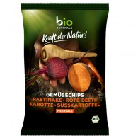 Bio Zentrale - Chipsy warzywne solone bezglutenowe BIO 90g