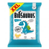 McLLoyd's - Chrupki kukurydziane Dinozaury z solą morską XXL bezglutenowe BIO 100g