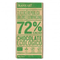 Blanxart - Czekolada gorzka 72% Dominikana bezglutenowa BIO 80g