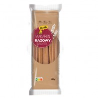 Makaron semolinowy razowy spaghetti 400g