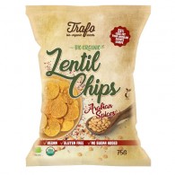 Trafo - Chipsy z soczewicy o smaku przyprawy arabskiej bezglutenowe BIO 75g