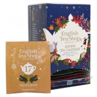 English Tea Shop Organic - Kalendarz adwentowy niebieski herbaty i herbatki BIO 13smaków (25x1,5g) 37,5g