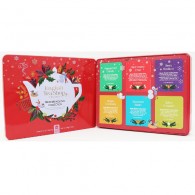 English Tea Shop Organic - Zestaw herbat i herbatek świątecznych premium BIO w puszce 6smaków (36x1,5g) 54g
