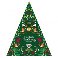 English Tea Shop Organic - Kalendarz adwentowy herbaty i herbatki BIO piramidki green trangular 13smaków (25x2g) 50g